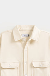 Double Pocket Overshirt - Ivory